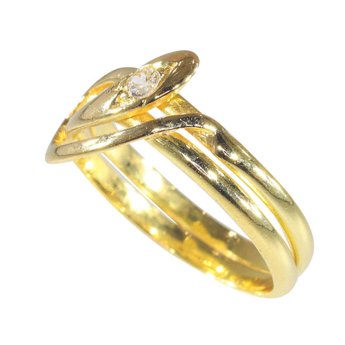 Bague 54 Bague serpent années 1900 58 Facettes 23167-0367