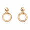Boucles d'oreilles Boucles d'oreilles anciennes en or rose pendantes 58 Facettes 21-741