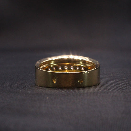 Bague Bague ruban Or jaune Diamants 58 Facettes