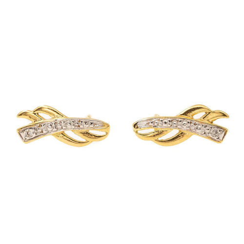 Boucles d'oreilles Boucles d'oreilles Puces Or jaune Diamant 58 Facettes 2322532CN