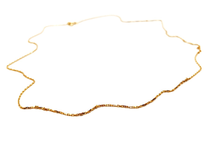Collier Collier Maille forçat Or jaune 58 Facettes 1161948CD