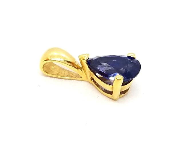 Pendentif Pendentif Or jaune Saphir 58 Facettes 06565CD