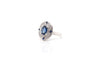 Bague 52 Bague saphirs et diamants en or blanc 18k 58 Facettes 24590