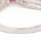 Bague 60 Bague Solitaire Or blanc Rubis 58 Facettes 2593518CD
