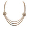Collier Collier Draperie en or rose, vers 1950 58 Facettes 32286