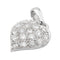Pendentif Pendentif Coeur Or blanc Diamant 58 Facettes 2506319CN