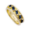 Bague 53 Bague Hermès vintage or jaune, saphirs. 58 Facettes 33213