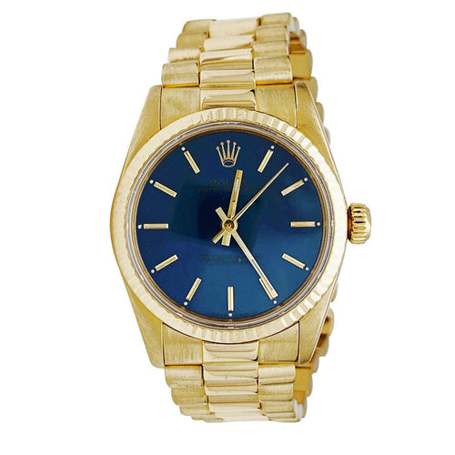 Montre Montre Rolex, "Oyster Perpetual" or jaune. 58 Facettes 30929