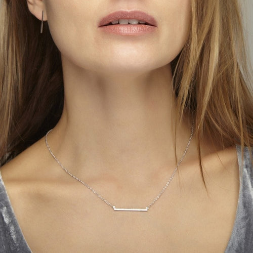 Collier Collier JOIKKA Joy en Or Blanc 750/1000 58 Facettes 60220-55836