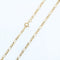 Collier Chaine or jaune gourmette maille ovale 58 Facettes 13-168B