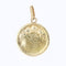 Pendentif Médaille ancienne or jaune Vierge auréolée 58 Facettes 16-139