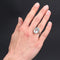 Bague 53 Bague aigue-marine diamants années 60 58 Facettes 20-152-48