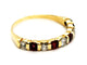 Bague 50 Bague Demi alliance Or jaune Rubis 58 Facettes 1733144CN