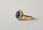 Bague 52 Bague Pompadour Or jaune Saphir Diamants 58 Facettes