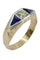 Bague BAGUE ART DÉCO SAPHIRS ET DIAMANTS 58 Facettes 059611