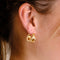 Boucles d'oreilles Doubles créoles Or Jaune 58 Facettes