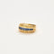 Bague 52 Bague bandeau Saphirs Diamants 58 Facettes