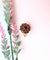 Bague 54.5 Bague Fleur Grenats Or Jaune 58 Facettes AA 1485