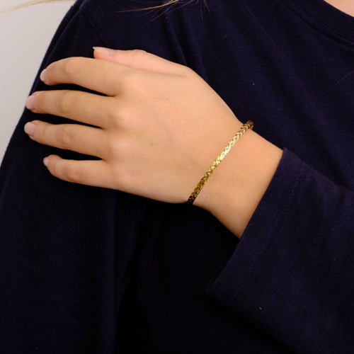 Bracelet Bracelet en or jaune 18 carats 58 Facettes