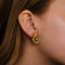 Boucles d'oreilles ZOLOTAS - Clips d'oreilles Chimères Or et Diamants 58 Facettes