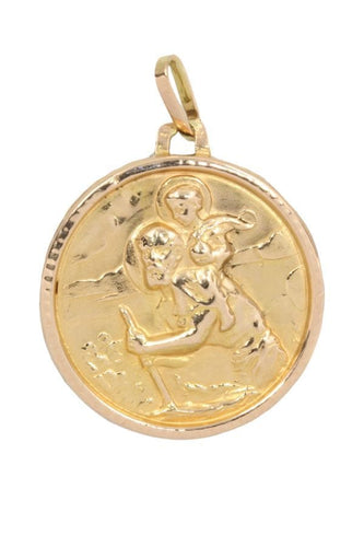 Pendentif MÉDAILLE SAINT CHRISTOPHE 58 Facettes 053681