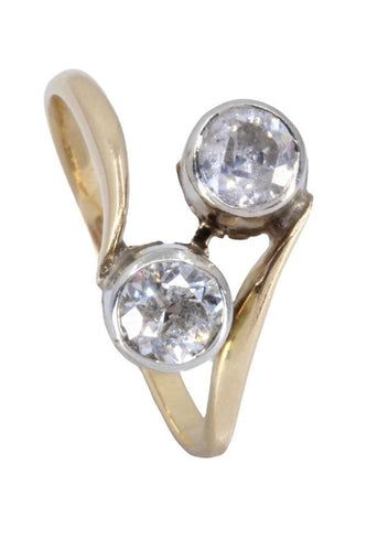 Bague BAGUE TOI ET MOI DIAMANTS 58 Facettes 066461