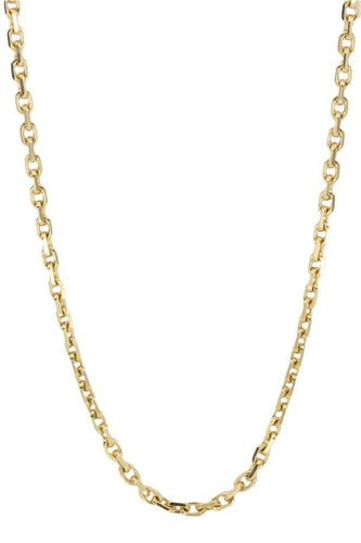 Collier CHAINE MAILLE FORÇAT DIAMANTÉE 58 Facettes 046001