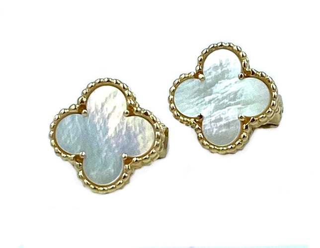 Boucles d'oreilles Van Cleef & Arpels-  Boucles d’oreilles Alhambra vintage 58 Facettes