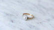 Bague Bague marguerite ancienne diamants 58 Facettes