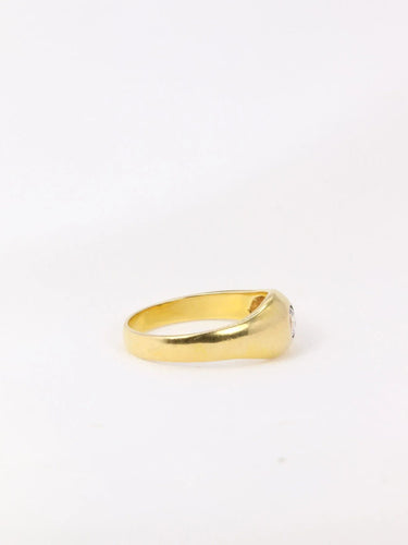 Bague Bague jonc anglais diamant 0,15ct 58 Facettes J8