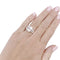 Bague 51 Bague or blanc, diamants baguette. 58 Facettes 33421