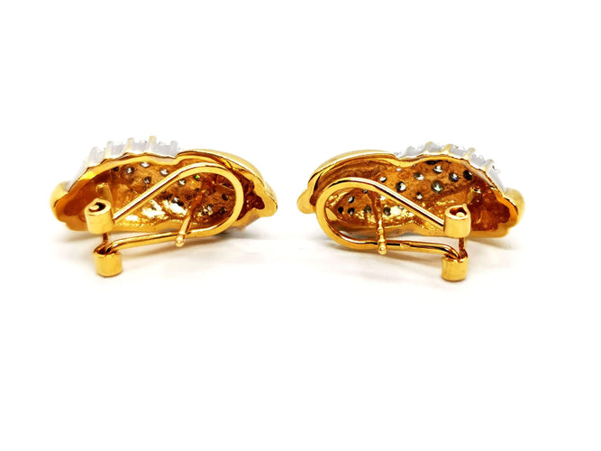 Boucles d'oreilles Boucles d'oreilles Or jaune Diamant 58 Facettes 1480608CN