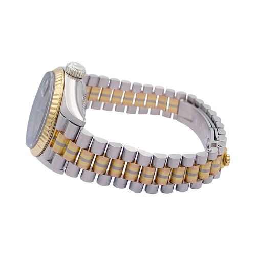 Montre Montre Rolex, "Oyster Perpetual Datejust Tridor", trois ors. 58 Facettes 32409