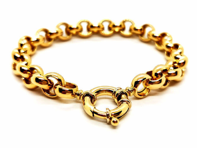Bracelet Bracelet Maille jaseron Or jaune 58 Facettes 1752351CN
