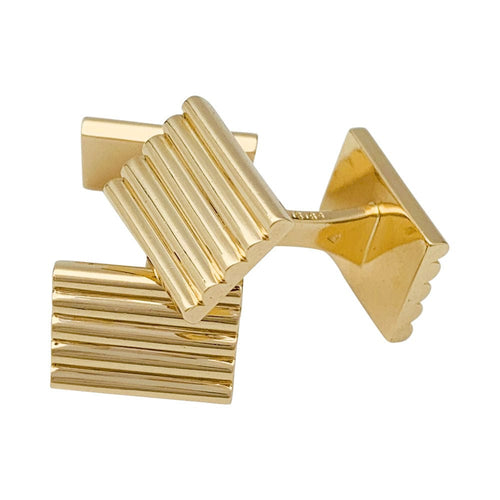 Boutons de manchette Boutons de manchette vintage Van Cleef & Arpels or jaune. 58 Facettes 31669