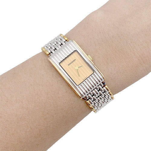 Montre Montre Boucheron, "Reflet", acier et or jaune. 58 Facettes 33316