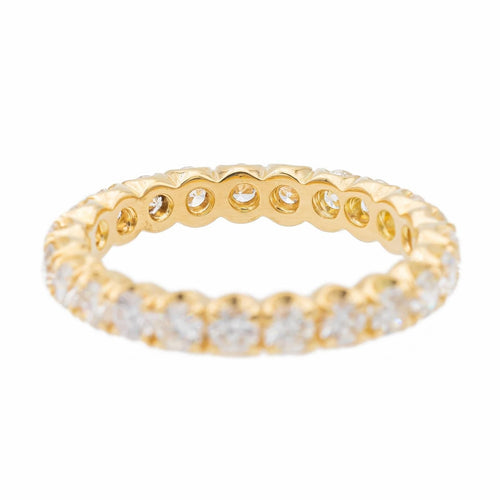 Bague 47 bague Alliance américaine Or jaune Diamant 58 Facettes 2537615CN