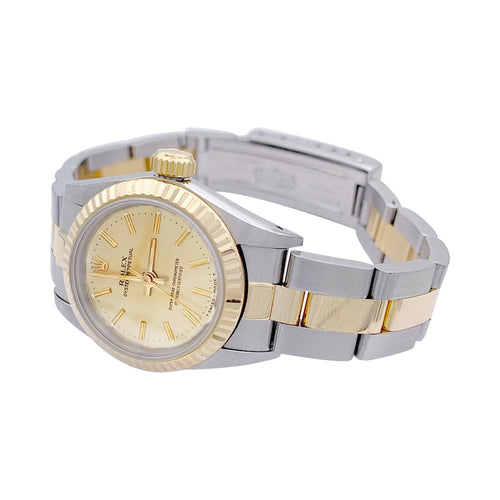 Montre Montre Rolex, "Oyster Perpetual", acier et or jaune. 58 Facettes 32171