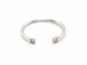 Bague 54 Bague Toi et Moi Or blanc Diamant 58 Facettes 579284RV