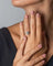Bague 51 Bague CARTIER Destinée en Platine 58 Facettes 60423-56233