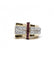 Bague 52 / Jaune et blanc / Or 750 et Platine 950 Bague Tank Rubis & Diamants 58 Facettes 180195R