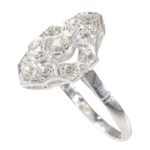 Bague 54 Bague de fiançailles en diamant 58 Facettes 22329-0120