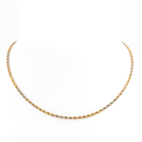 Collier Collier Maille torsadée Or jaune 58 Facettes 1641785CN