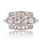 Bague 54 Bague Art déco platine et diamants 58 Facettes 23-317