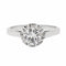 Bague 55 Bague Solitaire Or blanc Diamant 58 Facettes 2538667CN