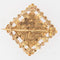 Broche Broche de col ancienne or rose or vert perle fine 58 Facettes 01-056