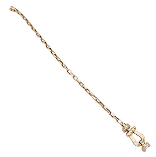 Bracelet Bracelet Fred, "Force 10", or jaune, diamants. 58 Facettes 32811