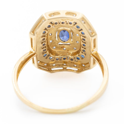 Bague 62 Bague Cocktail Or jaune Saphir 58 Facettes 1599634CN