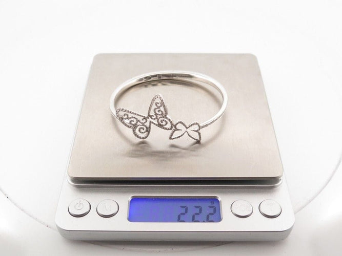 Bracelet bracelet MESSIKA butterfly arabesque butterfly duetto or blanc & diamants 58 Facettes 247649