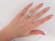 Bague 52 bague GUCCI icon monogramme gg en or blanc 18k 58 Facettes 256723